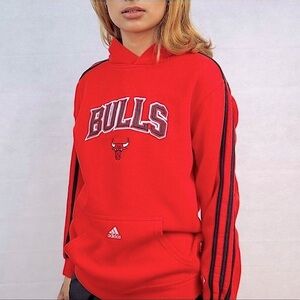 Vintage ADIDAS CHICAGO BULLS HOODIE rare medium hoodie​​
